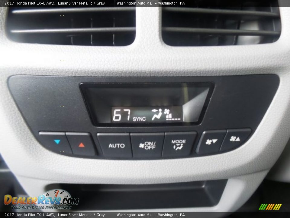 2017 Honda Pilot EX-L AWD Lunar Silver Metallic / Gray Photo #12