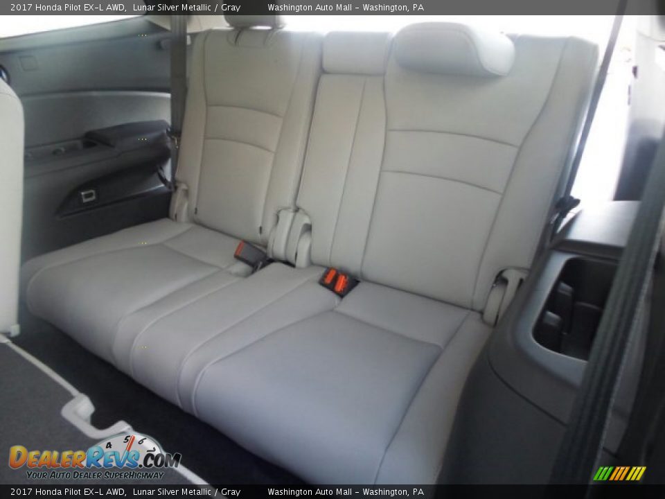 2017 Honda Pilot EX-L AWD Lunar Silver Metallic / Gray Photo #13