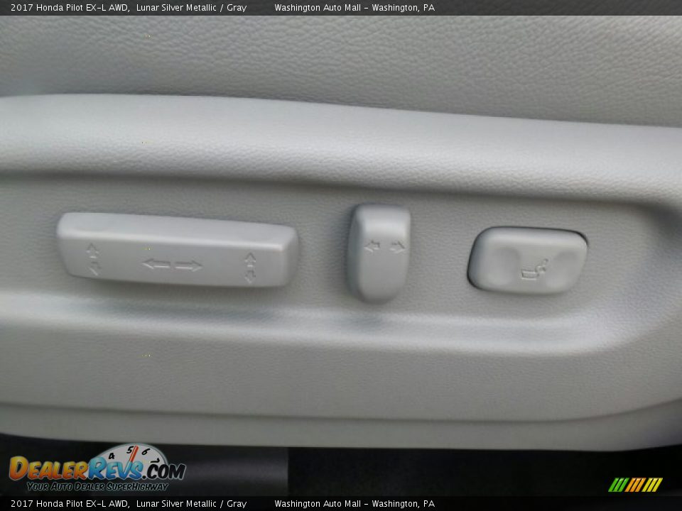 2017 Honda Pilot EX-L AWD Lunar Silver Metallic / Gray Photo #16