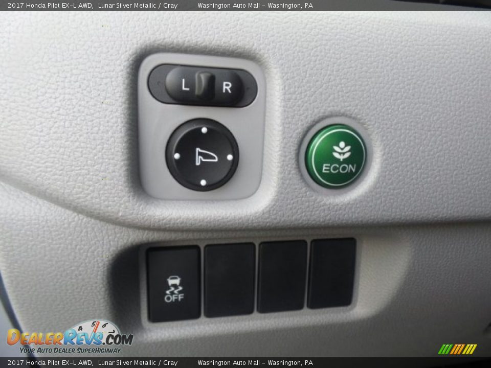 2017 Honda Pilot EX-L AWD Lunar Silver Metallic / Gray Photo #17