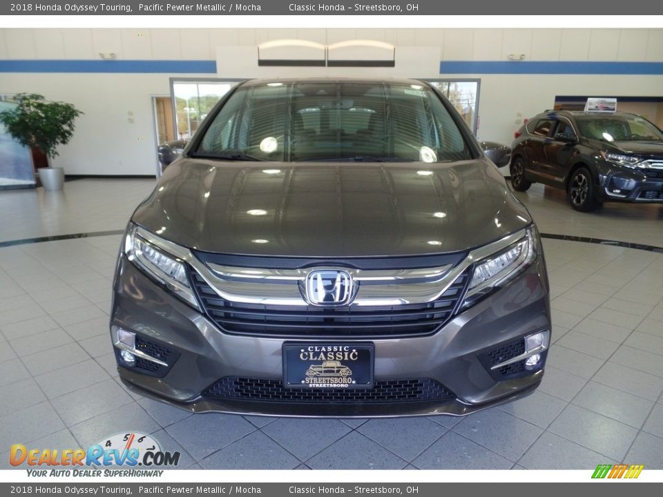 2018 Honda Odyssey Touring Pacific Pewter Metallic / Mocha Photo #3
