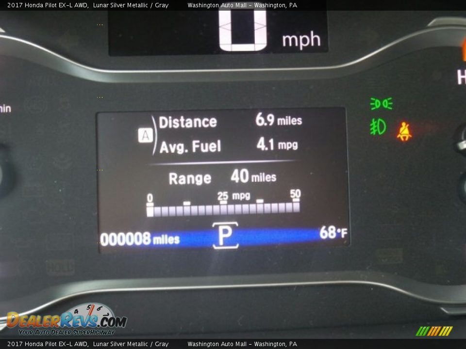2017 Honda Pilot EX-L AWD Lunar Silver Metallic / Gray Photo #18