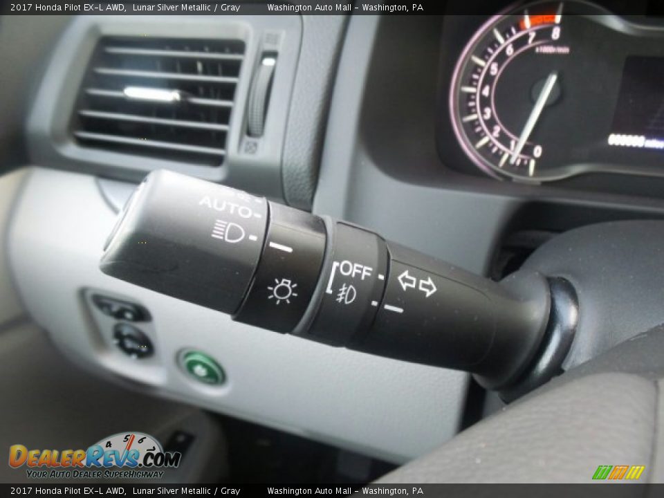 2017 Honda Pilot EX-L AWD Lunar Silver Metallic / Gray Photo #21