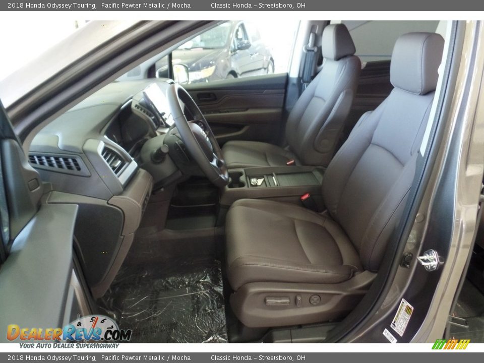 2018 Honda Odyssey Touring Pacific Pewter Metallic / Mocha Photo #8