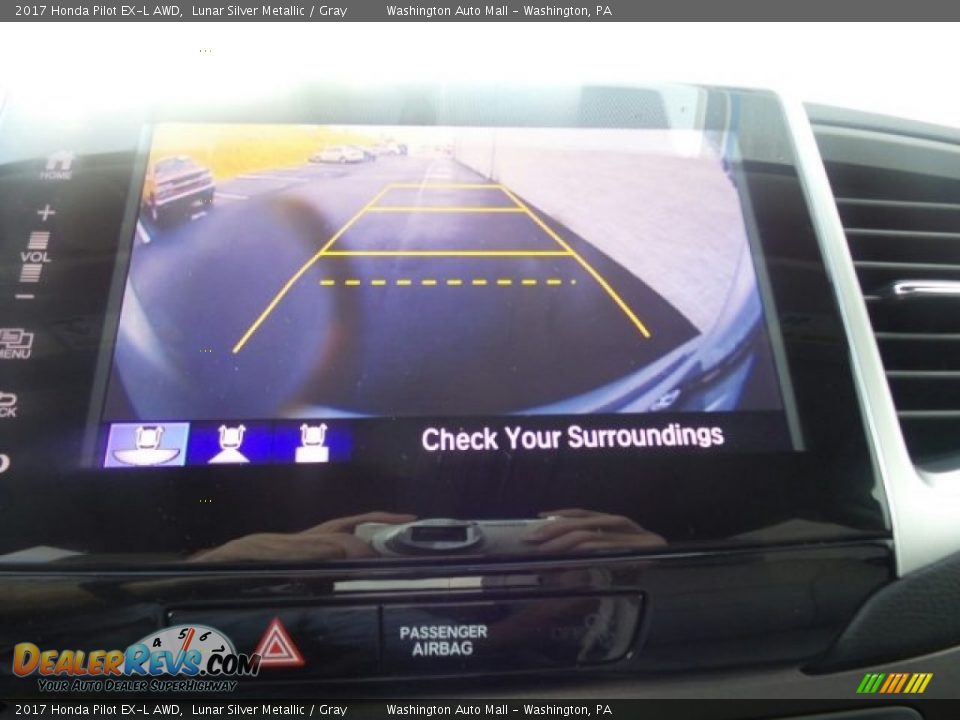 2017 Honda Pilot EX-L AWD Lunar Silver Metallic / Gray Photo #30