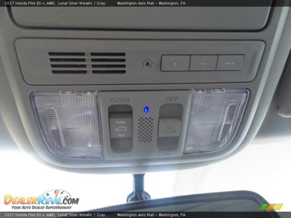 2017 Honda Pilot EX-L AWD Lunar Silver Metallic / Gray Photo #32