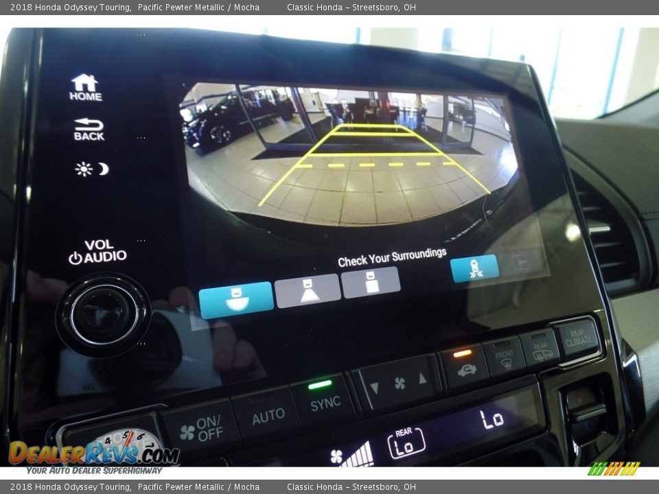 2018 Honda Odyssey Touring Pacific Pewter Metallic / Mocha Photo #13