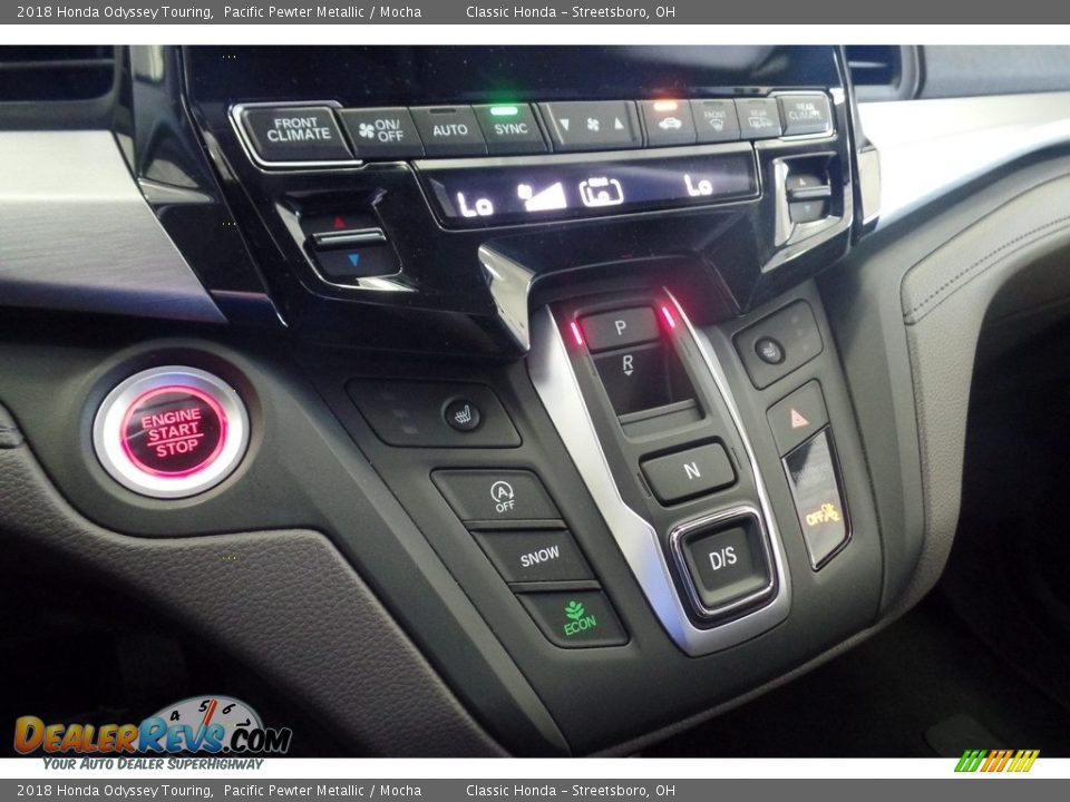 2018 Honda Odyssey Touring Pacific Pewter Metallic / Mocha Photo #14