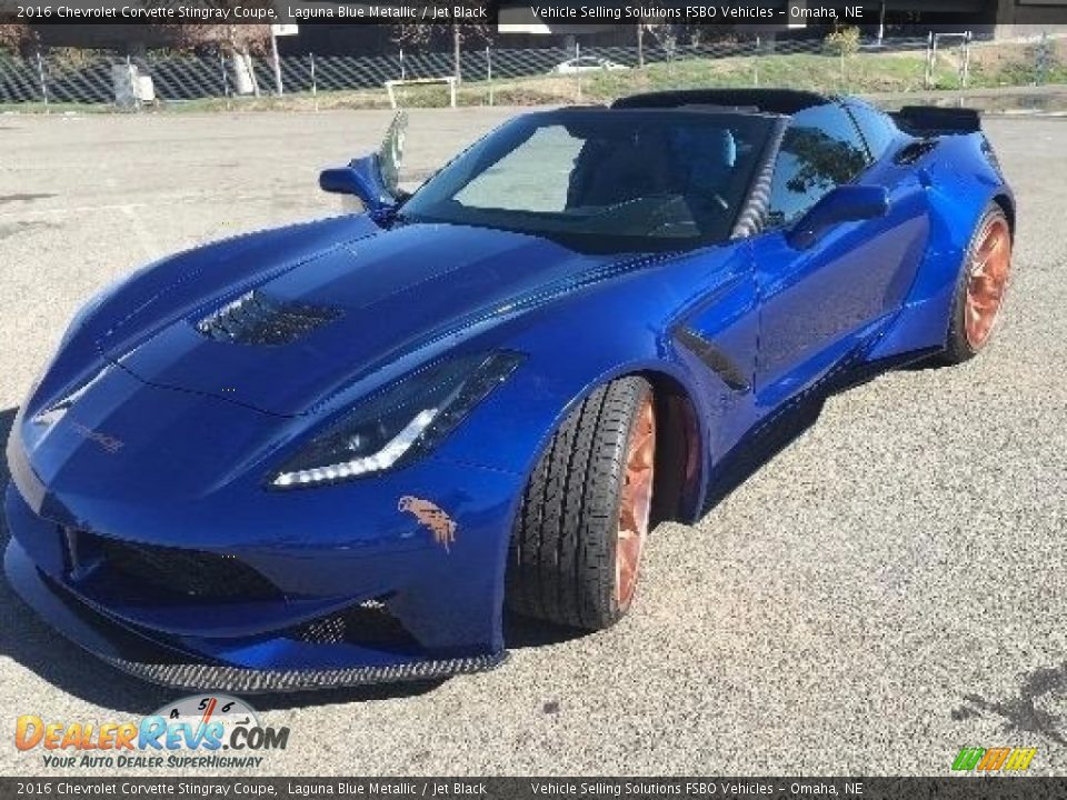 2016 Chevrolet Corvette Stingray Coupe Laguna Blue Metallic / Jet Black Photo #5