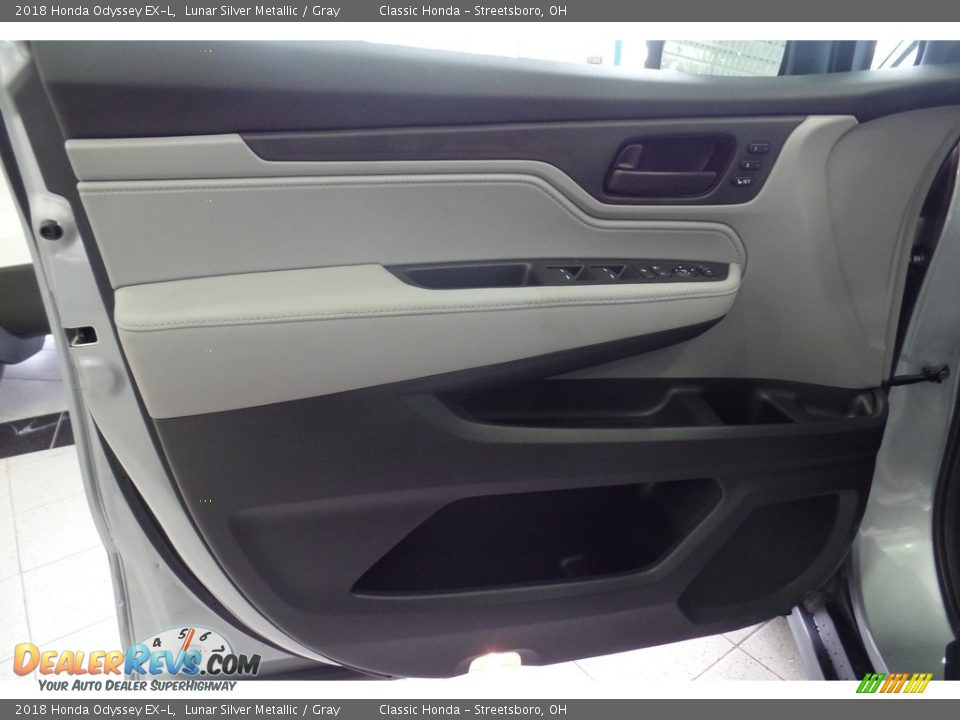 2018 Honda Odyssey EX-L Lunar Silver Metallic / Gray Photo #6