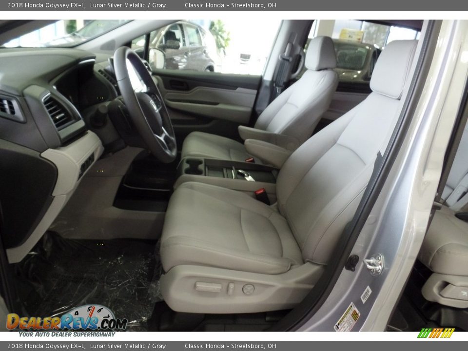 2018 Honda Odyssey EX-L Lunar Silver Metallic / Gray Photo #8