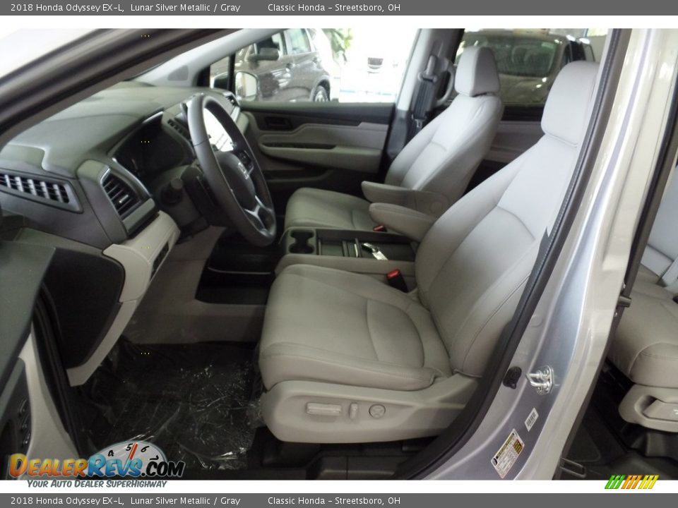 2018 Honda Odyssey EX-L Lunar Silver Metallic / Gray Photo #9