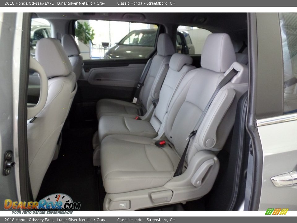 2018 Honda Odyssey EX-L Lunar Silver Metallic / Gray Photo #10
