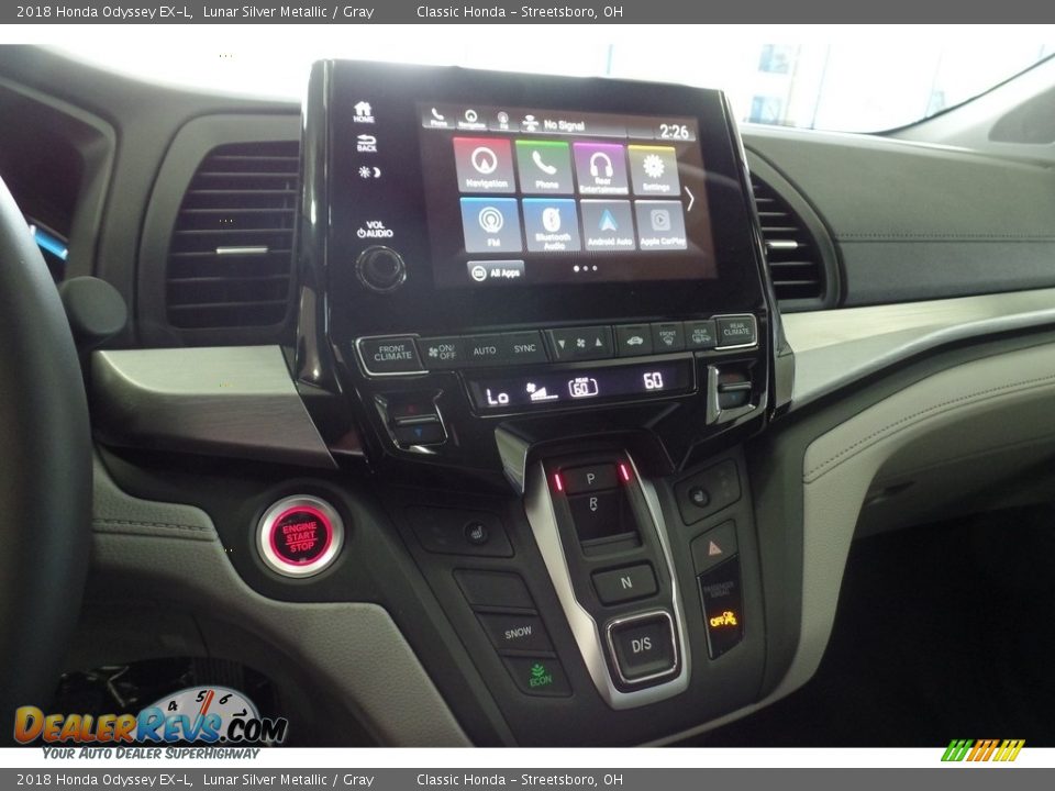 2018 Honda Odyssey EX-L Lunar Silver Metallic / Gray Photo #13