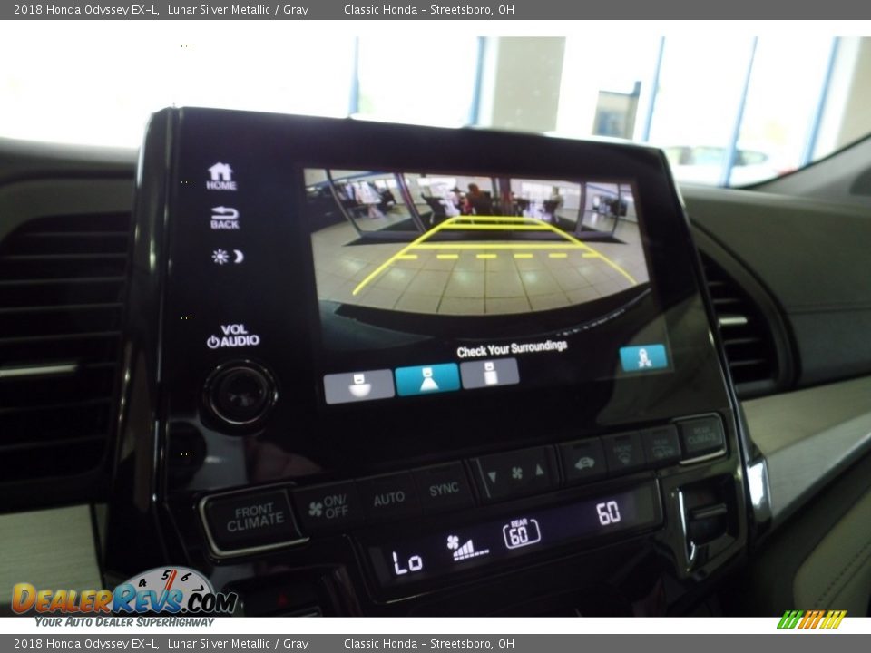 2018 Honda Odyssey EX-L Lunar Silver Metallic / Gray Photo #15