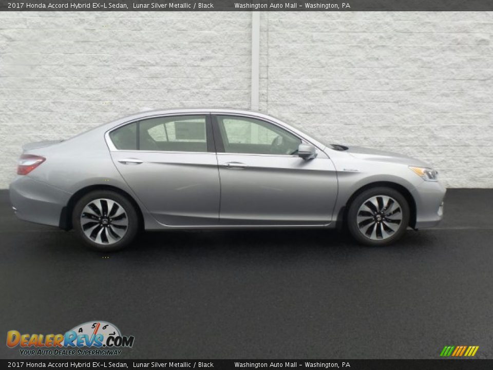 2017 Honda Accord Hybrid EX-L Sedan Lunar Silver Metallic / Black Photo #2