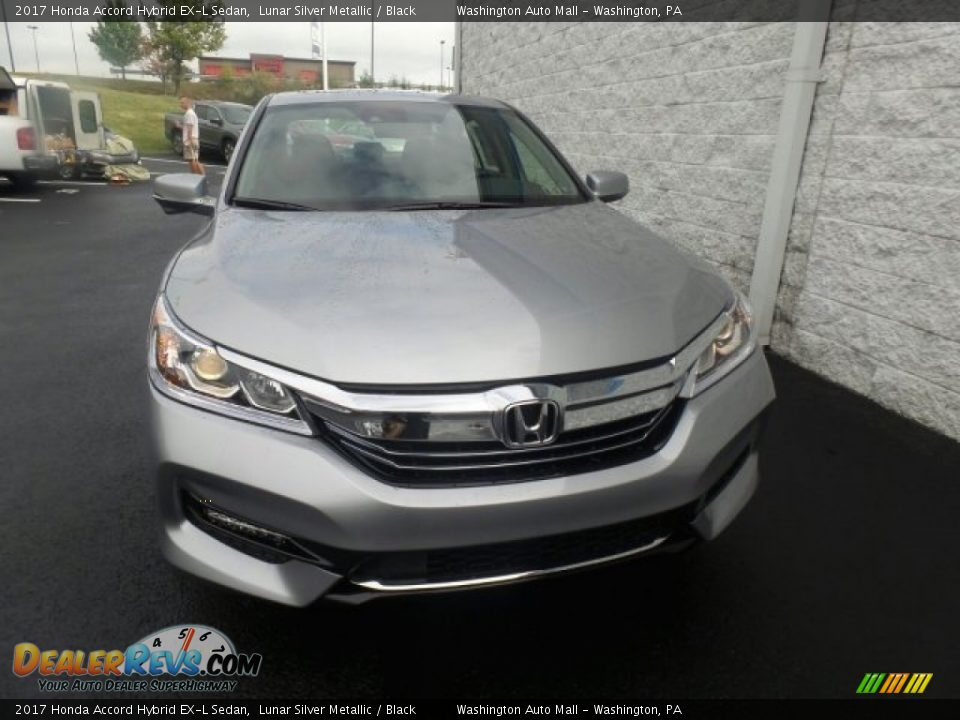 2017 Honda Accord Hybrid EX-L Sedan Lunar Silver Metallic / Black Photo #3