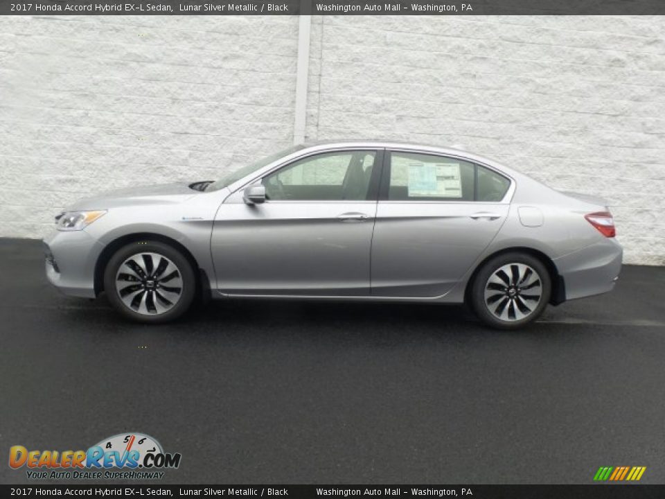 2017 Honda Accord Hybrid EX-L Sedan Lunar Silver Metallic / Black Photo #6