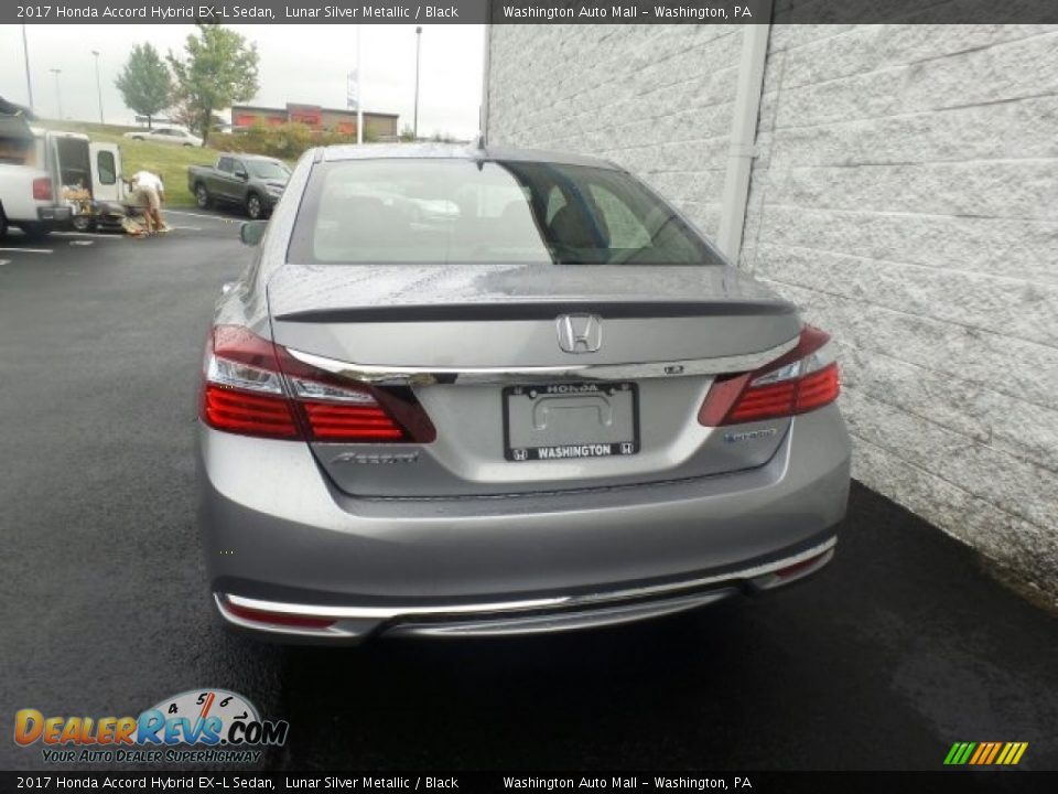 2017 Honda Accord Hybrid EX-L Sedan Lunar Silver Metallic / Black Photo #7