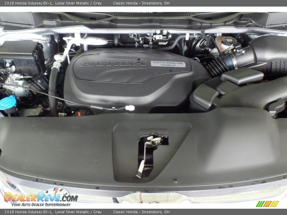 2018 Honda Odyssey EX-L Lunar Silver Metallic / Gray Photo #21