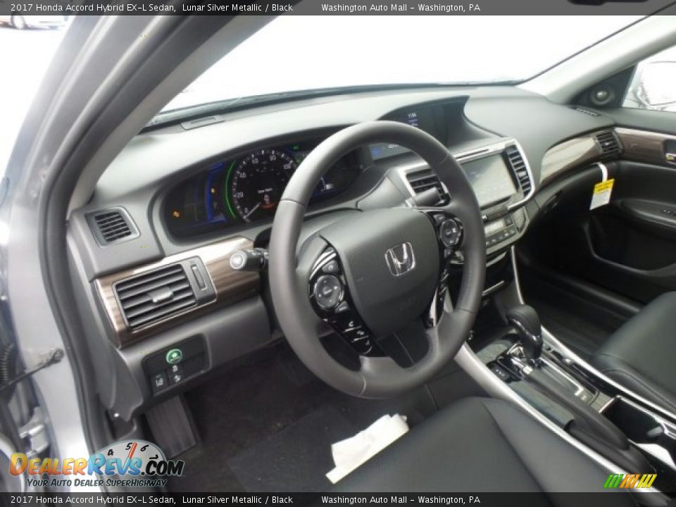 2017 Honda Accord Hybrid EX-L Sedan Lunar Silver Metallic / Black Photo #8