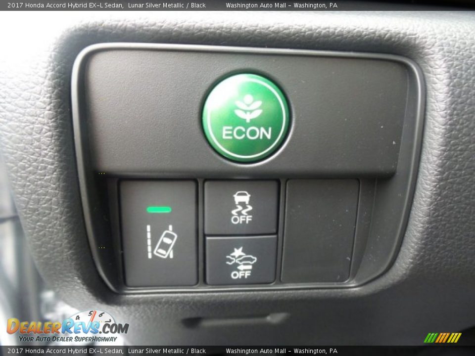 2017 Honda Accord Hybrid EX-L Sedan Lunar Silver Metallic / Black Photo #14