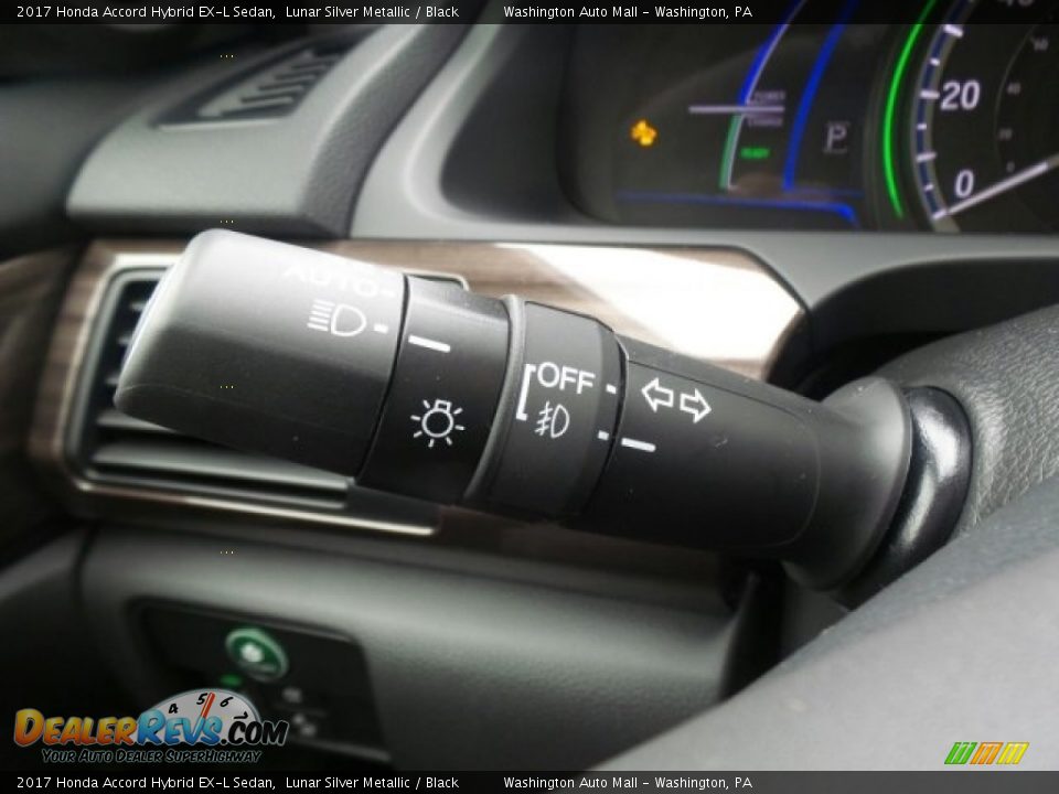 2017 Honda Accord Hybrid EX-L Sedan Lunar Silver Metallic / Black Photo #22