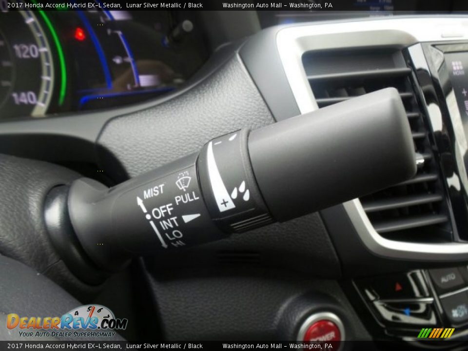 2017 Honda Accord Hybrid EX-L Sedan Lunar Silver Metallic / Black Photo #25