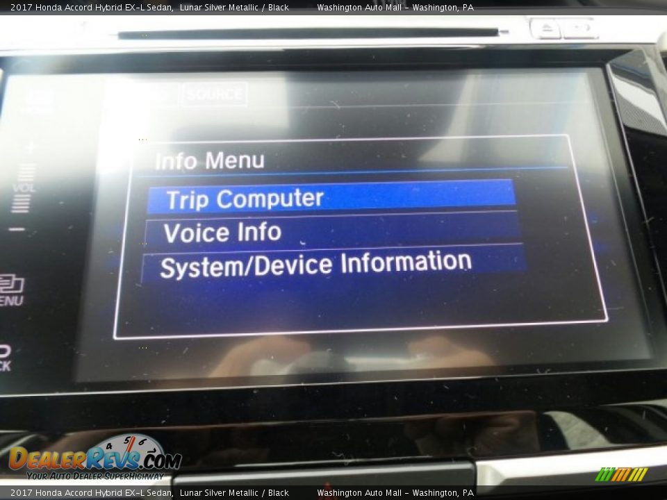 2017 Honda Accord Hybrid EX-L Sedan Lunar Silver Metallic / Black Photo #29