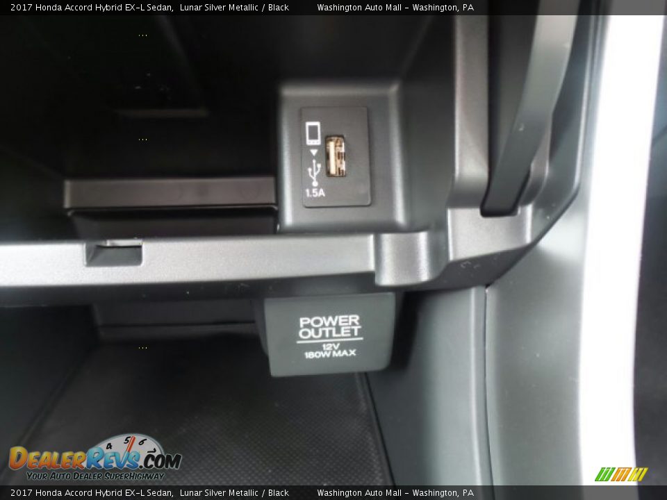 2017 Honda Accord Hybrid EX-L Sedan Lunar Silver Metallic / Black Photo #32