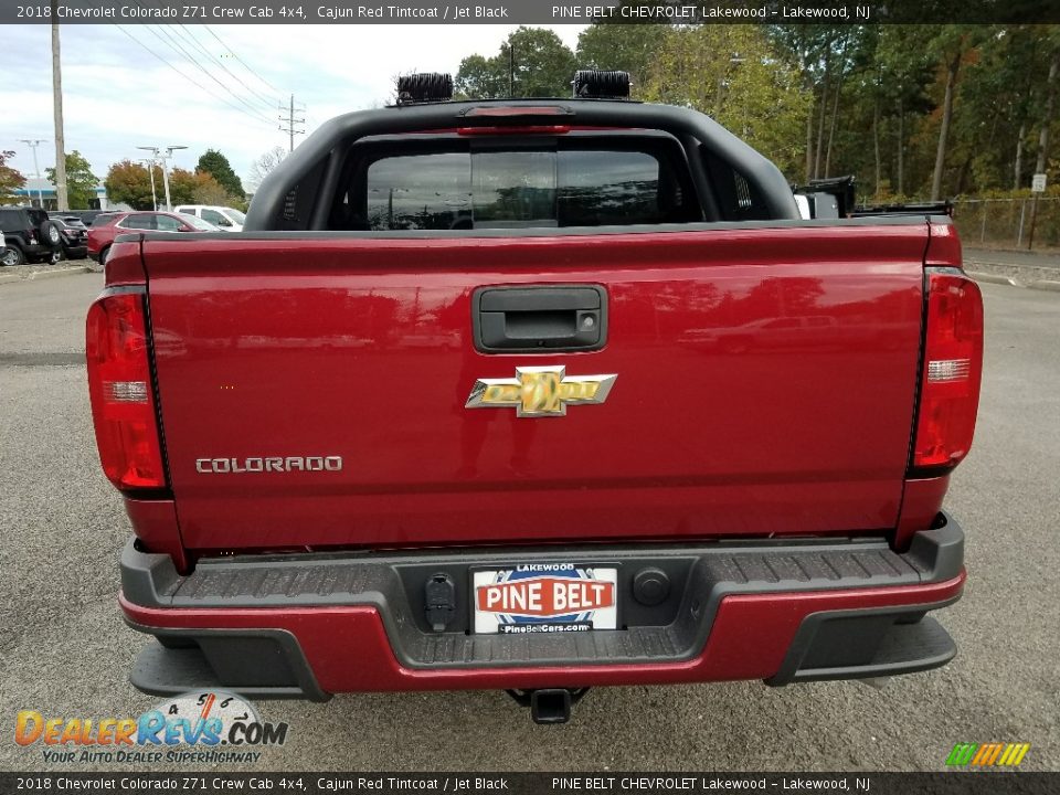 2018 Chevrolet Colorado Z71 Crew Cab 4x4 Cajun Red Tintcoat / Jet Black Photo #5