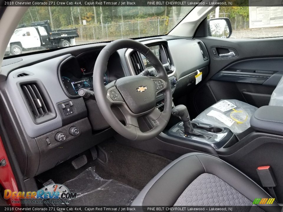 Jet Black Interior - 2018 Chevrolet Colorado Z71 Crew Cab 4x4 Photo #7