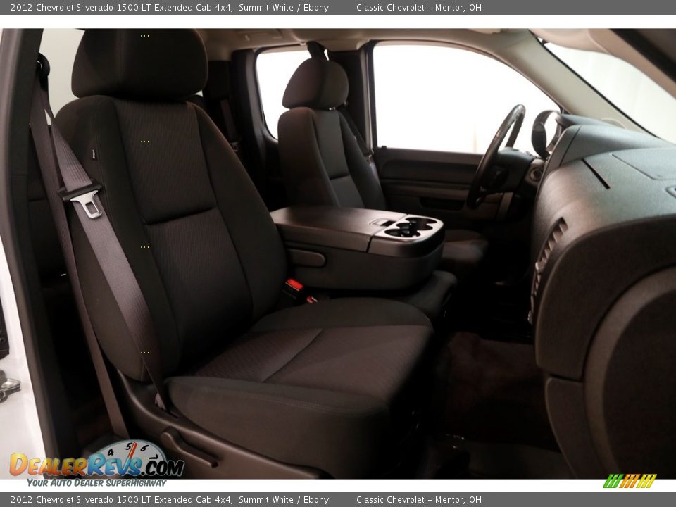 2012 Chevrolet Silverado 1500 LT Extended Cab 4x4 Summit White / Ebony Photo #10