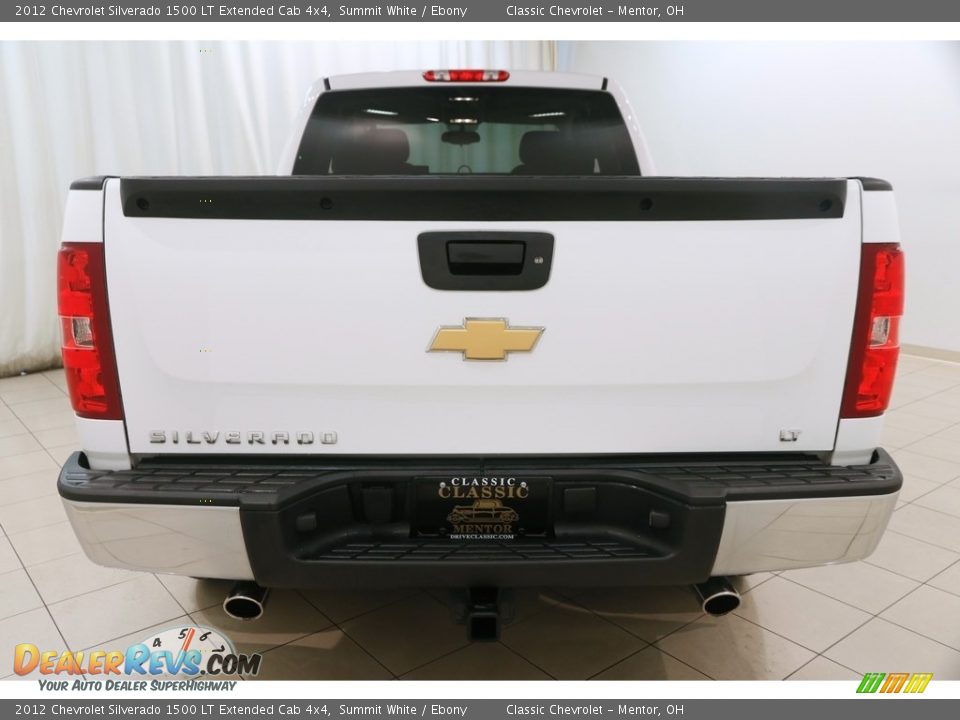 2012 Chevrolet Silverado 1500 LT Extended Cab 4x4 Summit White / Ebony Photo #13