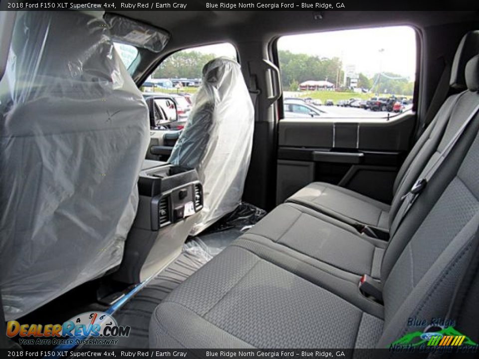 2018 Ford F150 XLT SuperCrew 4x4 Ruby Red / Earth Gray Photo #12
