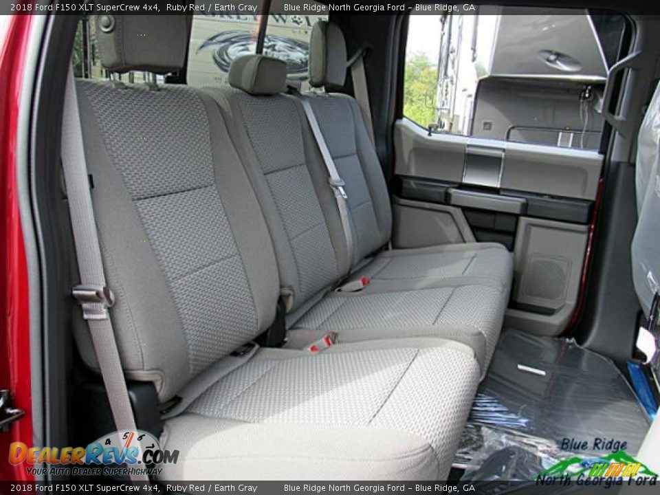 2018 Ford F150 XLT SuperCrew 4x4 Ruby Red / Earth Gray Photo #13