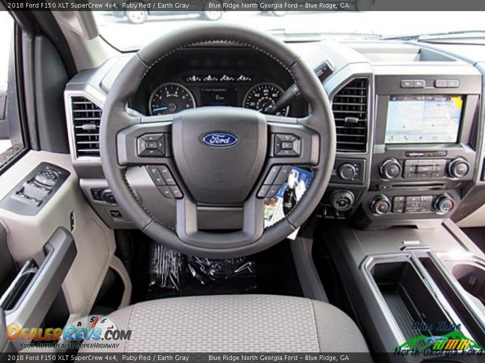 2018 Ford F150 XLT SuperCrew 4x4 Ruby Red / Earth Gray Photo #15