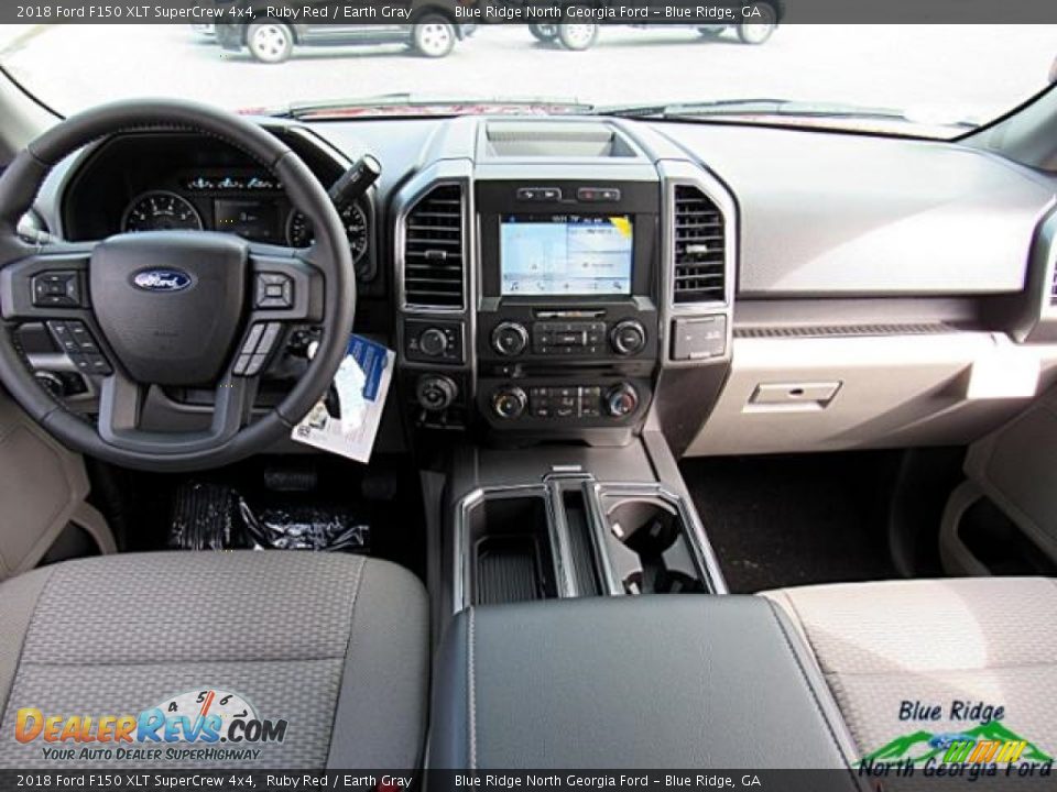 2018 Ford F150 XLT SuperCrew 4x4 Ruby Red / Earth Gray Photo #16