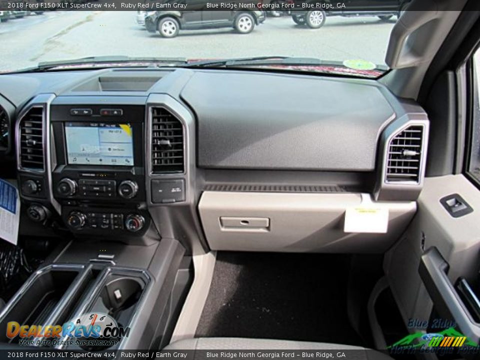 2018 Ford F150 XLT SuperCrew 4x4 Ruby Red / Earth Gray Photo #17