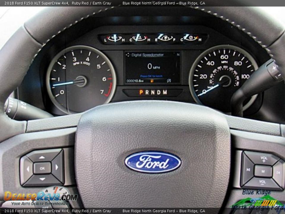 2018 Ford F150 XLT SuperCrew 4x4 Ruby Red / Earth Gray Photo #18