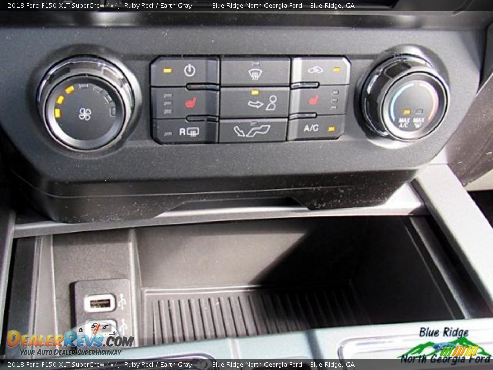 2018 Ford F150 XLT SuperCrew 4x4 Ruby Red / Earth Gray Photo #23