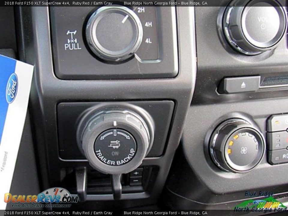 2018 Ford F150 XLT SuperCrew 4x4 Ruby Red / Earth Gray Photo #24