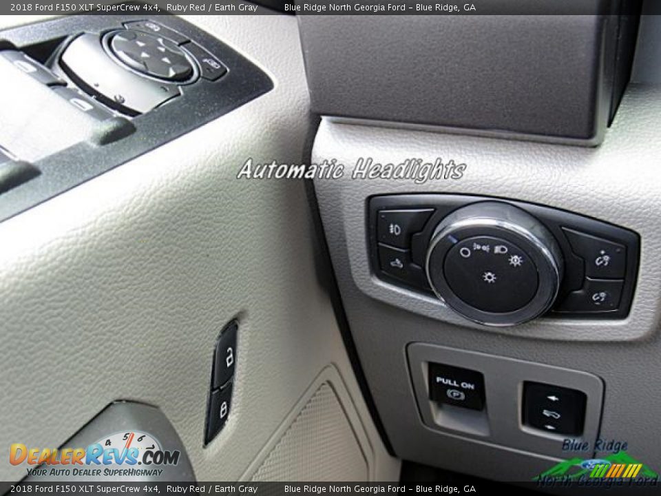 2018 Ford F150 XLT SuperCrew 4x4 Ruby Red / Earth Gray Photo #25