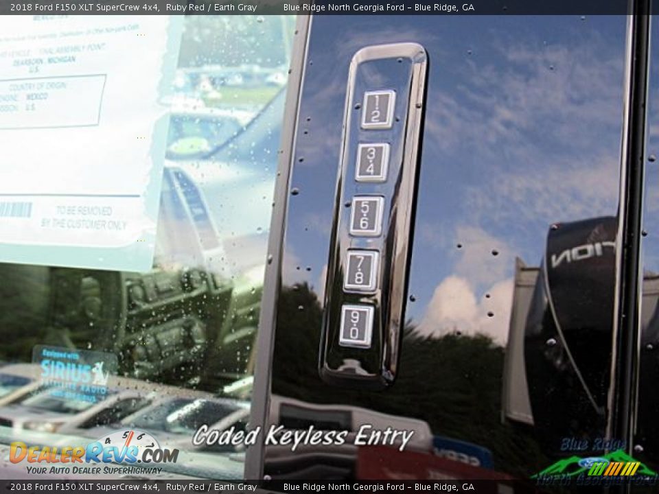 2018 Ford F150 XLT SuperCrew 4x4 Ruby Red / Earth Gray Photo #27