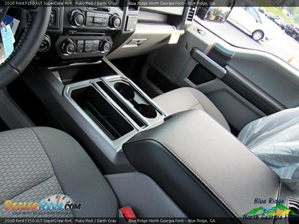 2018 Ford F150 XLT SuperCrew 4x4 Ruby Red / Earth Gray Photo #28