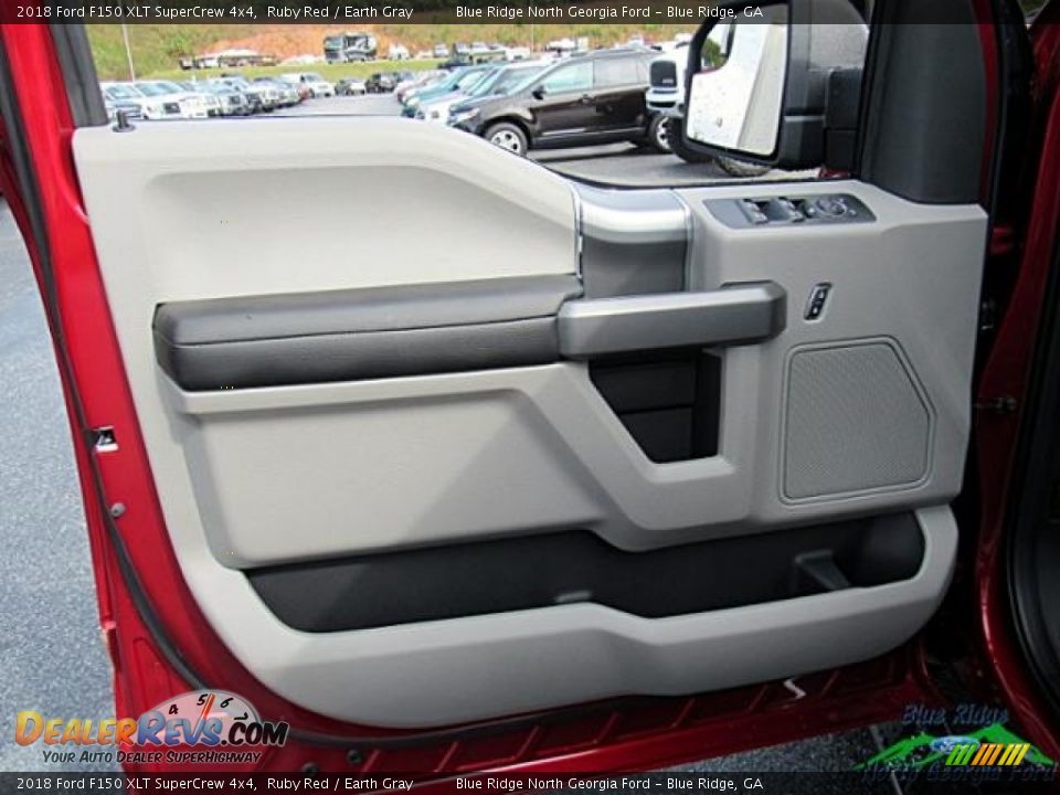 2018 Ford F150 XLT SuperCrew 4x4 Ruby Red / Earth Gray Photo #30