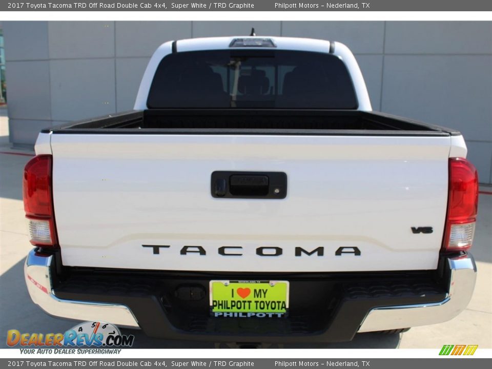 2017 Toyota Tacoma TRD Off Road Double Cab 4x4 Super White / TRD Graphite Photo #6