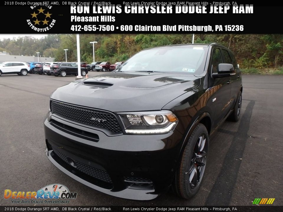 2018 Dodge Durango SRT AWD DB Black Crystal / Red/Black Photo #1