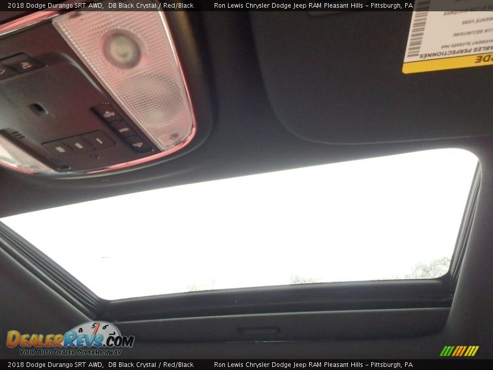 2018 Dodge Durango SRT AWD DB Black Crystal / Red/Black Photo #16