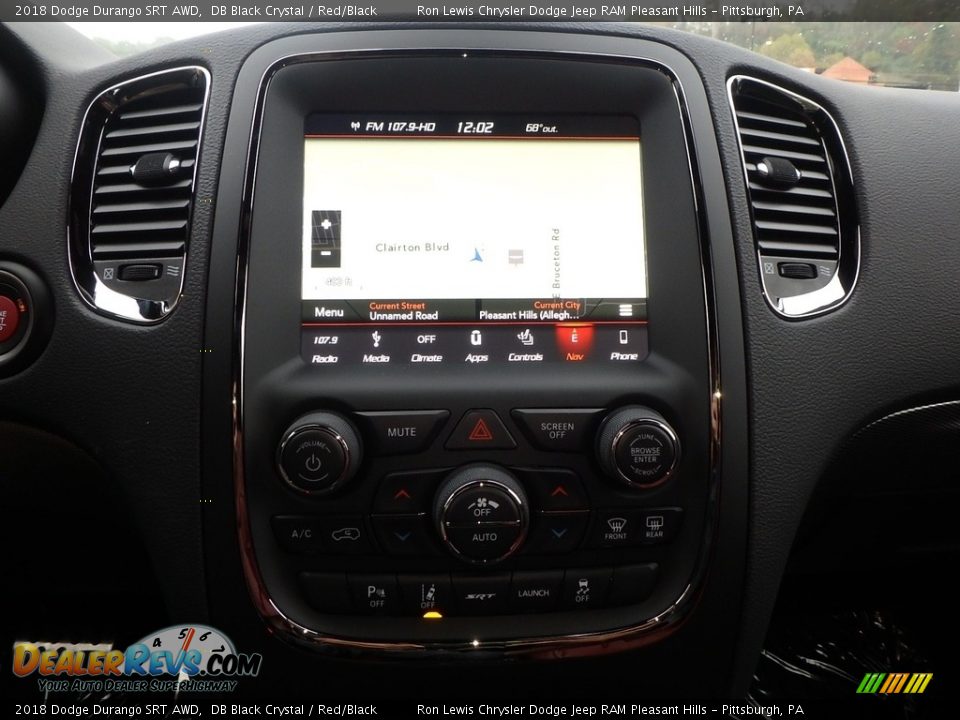 2018 Dodge Durango SRT AWD DB Black Crystal / Red/Black Photo #17